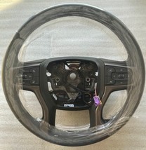 OEM factory original black heated synthesis steering wheel for some 2019+ Chevy - £90.92 GBP