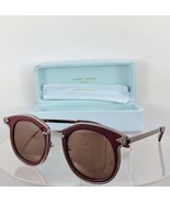 Brand New Authentic Karen Walker Sunglasses BOUNTY Burgundy Silver 47mm ... - $128.69
