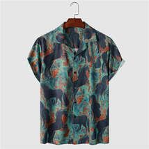 Casual Print Shirt For Men - £24.11 GBP