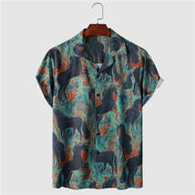 Casual Print Shirt For Men - $30.17