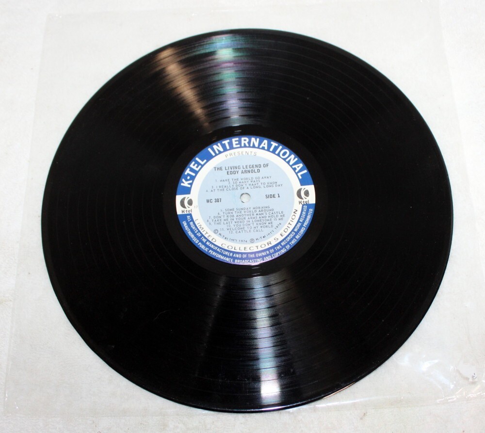 The Living Legend of Eddy Arnold ~ 1974 K-Tel Internationl LP Only No Co... - $2.99