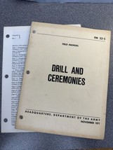 Nov 1971 Army Field Manual FM 22-5 Drill and Ceremonies 127 Pages USA w/Changes - £8.70 GBP