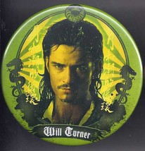 WILL TURNER from Pirates of the Carribean 3&quot;  Pinback Button - $3.95