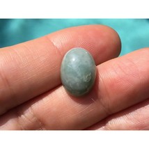 Burmese Light Green Jadite Jade Oval 15.5x11.5x6 mm Cabochon Gemstone - £19.91 GBP