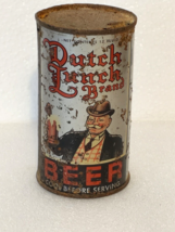 Vintage 1937 Dutch Lunch O/I IRTP Grace Bros Santa Rosa Flat Top Beer Can - $37.00