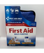 First Aid Only Brand First Aid Kit 200 Piece Blue Pouch Case New - $349.00 MXN