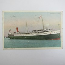 Ship Postcard Steamship SS TIONESTA Great Lakes Transit Antique 1913 Minnesota - £7.86 GBP