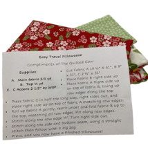 Quilted Cow Standard Pillowcase Fabric Sewing Kit NEW - $14.24