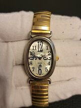 Vintage Collezio Gold Tone Womens Quartz Analog Japan Movement Watch Works - $9.90