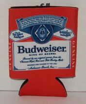 Budweiser drink Can coozie koozy coozy Koozie Insulator Red Blue White - $4.90