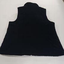 Christopher & Banks RN#63823 Women's Black Full-Zip Sleeveless Vest Size 1X  image 2