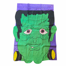 Vintage 1996 Yard Flag Frankenstein Four Star International Trading Co Halloween - £12.27 GBP