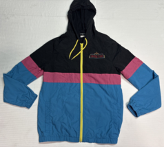 Universal Studios Jacket Adult XS Embroidered Retro Full Zip Hood Colorb... - $29.52