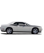 x2 Duel Side Stripe Vinyl Decals Fits Dodge Challenger 2008-2023 - $135.99