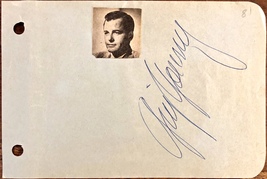 GIG YOUNG AUTOGRAPHED SIGNED VINTAGE 1950s ALBUM PAGE ACADEMY AWARD WINNER - £71.93 GBP
