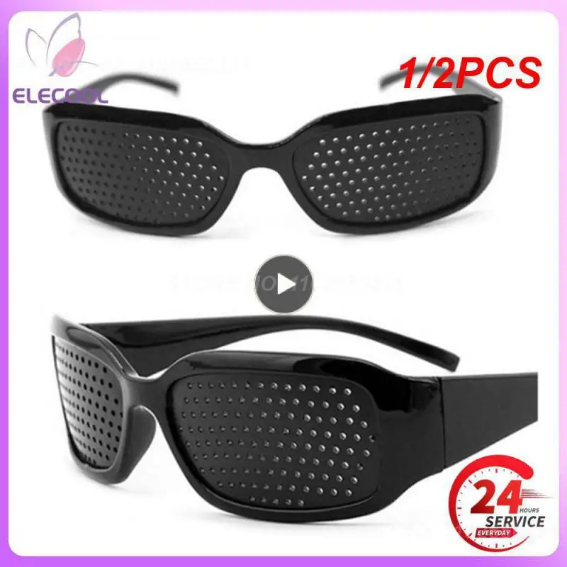 1/2PCS Eye Training Pinhole Glasses Unisex Sunglass Exercise Outdoor Improve - £10.11 GBP+