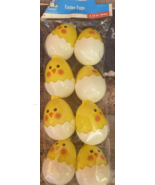 Easter Eggs Chicks - Fillable Eggs - 1 Set of 8-Brand New-SHIPS N 24 HOURS - $15.89