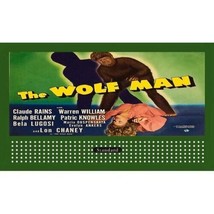 LIONEL STYLE BILLBOARD INSERT THE WOLF MAN &amp; AMERICAN FLYER - £4.72 GBP