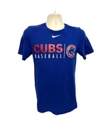 The Nike Tee Dri-Fit Chicago Cubs MLB Baseball Blue Graphic Tee Small St... - £15.50 GBP