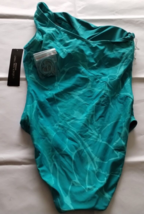 Carmen Marc Valvo CAPRI BLUE One-Shoulder Cutout One-Piece Swimsuit, US 6 - £24.22 GBP