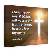  Psalm 86:11 Unite My Heart Bible Verse Canvas Christian Wall Ar - £57.10 GBP+