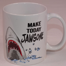 Make Today JAWsome Shark Coffee Mug Tea Cup Colorful Cool Mug With Shark... - $2.50