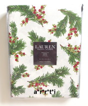 Ralph Lauren Cedarberry Christmas Holiday Winter Tablecloth 60" x 120" NIP - $77.00