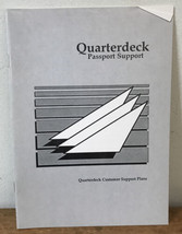 Vtg 80s 90s Quarterdeck Office Systems Passport Support Computer Manual ... - $19.99