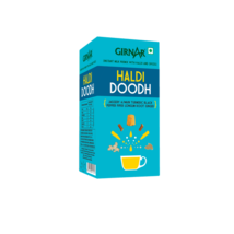 Girnar Haldi Doodh, Instant Milk Premix With Haldi &amp; Spices (5 Sachets) - £10.10 GBP