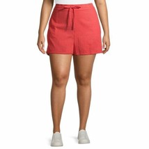 Terra And Sky Women&#39;s Size 2X  Ruffle Edge Shorts  Color Pink (LOC G-19) - $17.80
