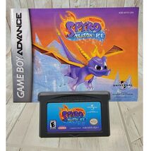 Spyro Season of Ice Nintendo Game Boy Advance, 2001 Booklet & Game - $14.97