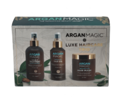 Argan Magic Luxe Haircare Trio 10-IN-1 Treatment, Hair Oil and Mask - £30.36 GBP