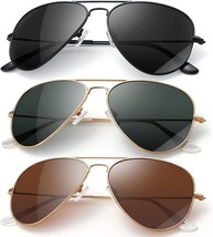 Classic Aviator Sunglasses for Men Womens Sunglasses Driving Polarized S... - £13.87 GBP