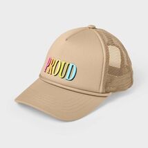 Pride Adult Mesh Proud Baseball Hat Beige Men - $234.24 MXN Pride Adult Mesh Proud Baseball Hat Beige Men - $234.24 MXN