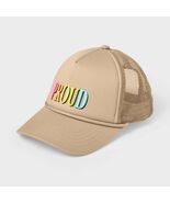 Pride Adult Mesh Proud Baseball Hat Beige Men - $17.71 CAD