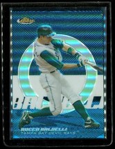 2005 Topps Finest Blue Refractor Baseball Card #82 Rocco Baldelli Devil Rays Le - £15.59 GBP