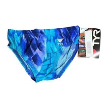 TYR Swimwear Boys Youth Blue Polyester Monolith Racer Size 24/Medium 8/1... - £11.44 GBP