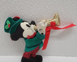 Vintage Disney Mickey&#39;s Season of Song Bugle Player Christmas Tree Soft ... - £8.26 GBP