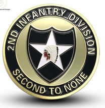 Challenge Coin Camp Casey Us Army 2nd Infantry Coin Military Us Seller Fast Ship - £12.29 GBP