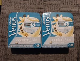 2 Boxes Gillette Venus 3 Blade Comfortglide Vanilla Creme 4 ct Refills (... - $21.51