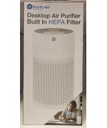 Vivitar - Purity-Air Desktop Air Purifier - Built in HEPA Filter - White - £23.59 GBP