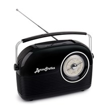 Radios,Black Am/Fm Radio,Blutooth Speaker,Portable Large Handle,Ac 120V Power Ad - £46.96 GBP