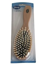 Vintage Goody Styling Brush Wood Handle Cushion Comfort Tips 2002 Sealed 87149 - $28.50