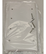Leviton 4-Gang White No Device Blank Plate Plastic Standard Wall Plate 8... - $13.75 CAD