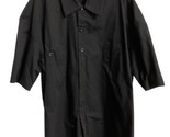 Mechanic Short Sleeved  Button Up Shirt Mens XLG Black - £15.57 GBP