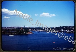 1940s Stockholm Harbor, Sweden Kodachrome Slide - £2.72 GBP