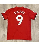 2017 Manchaster United Luk Aku Adidas Jersey Size Mens L - $70.73