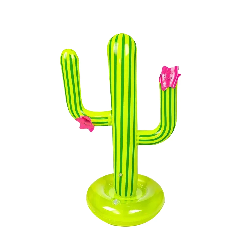 Fun Toss Game Summer Kids Adults Outdoor Inflatable Cactus Beach Swimming Pool - £12.91 GBP