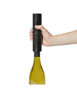 NIB RBT Electric Corkscrew Wine Opener with Foil Cutter and Marble Charging Base - $38.61