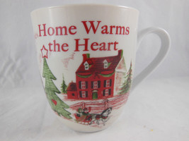 Fitz and Floyd Home Warms the Heart Holiday Mug  2013 Very pretty Unused - £9.48 GBP